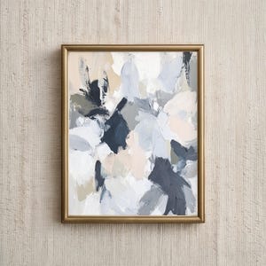 Flower Wall Art | Abstract Art I Oil Painting | Modern Decor I Large Wall Art I Digital Download | Cottagecore Decor Downloadable Print