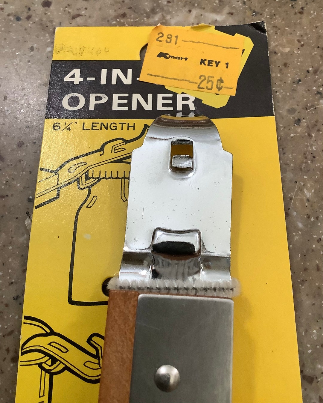 Vintage Can Bottle Opener Kmart New Old Stock Bar Kitchen 4 in Etsy