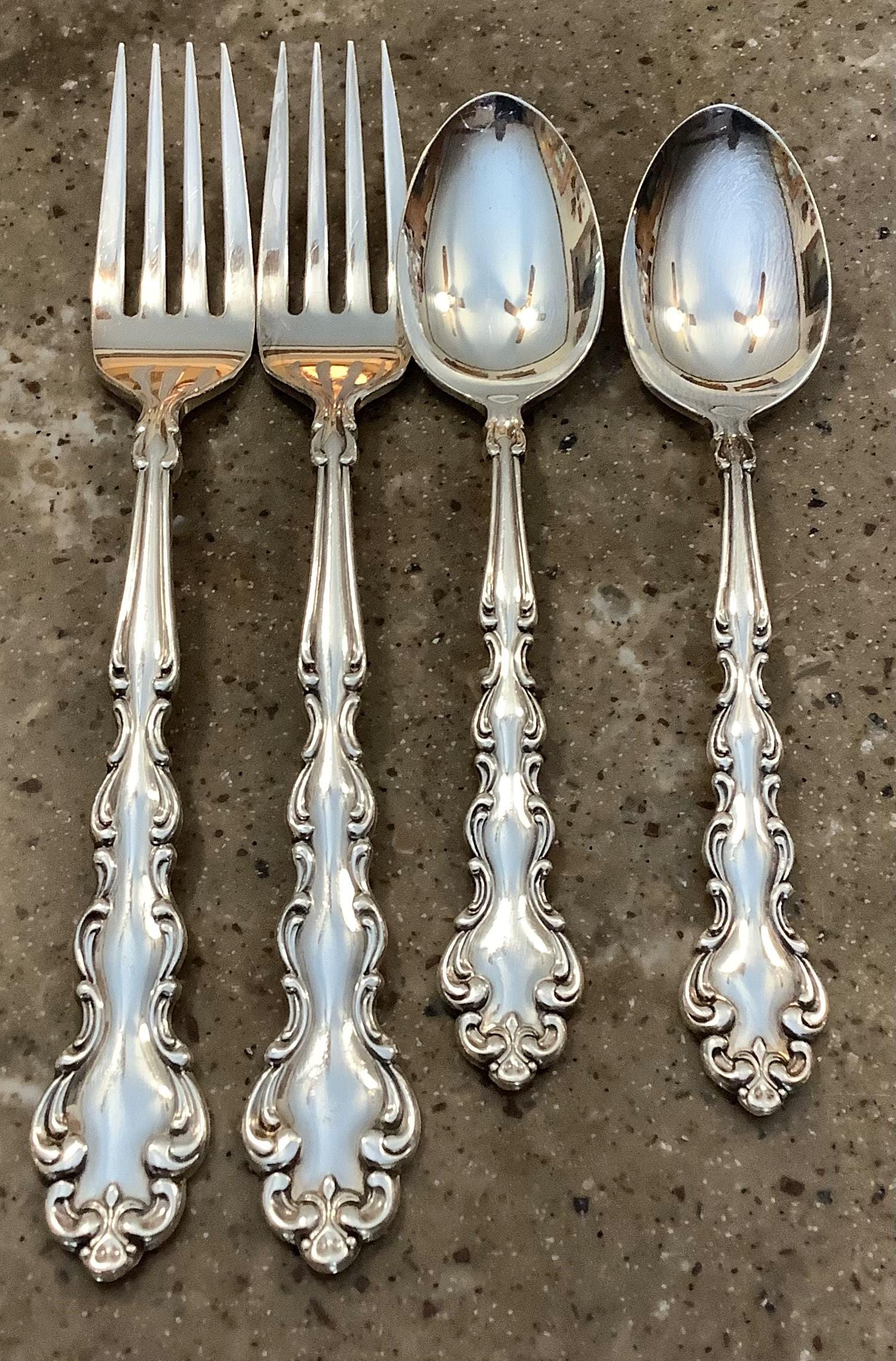 Vintage Silverwear Set - Etsy