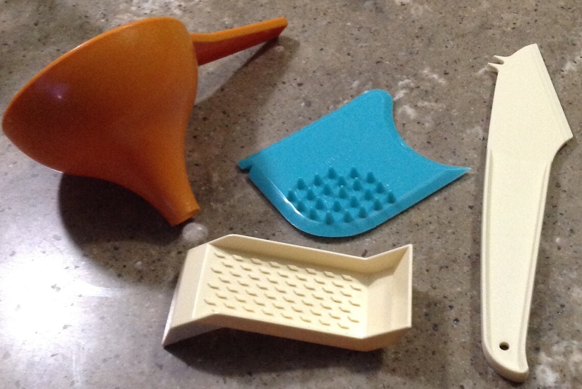 Vintage Tupperware Kitchen Gadgets Cheese Knife Cutter Grater Etsy