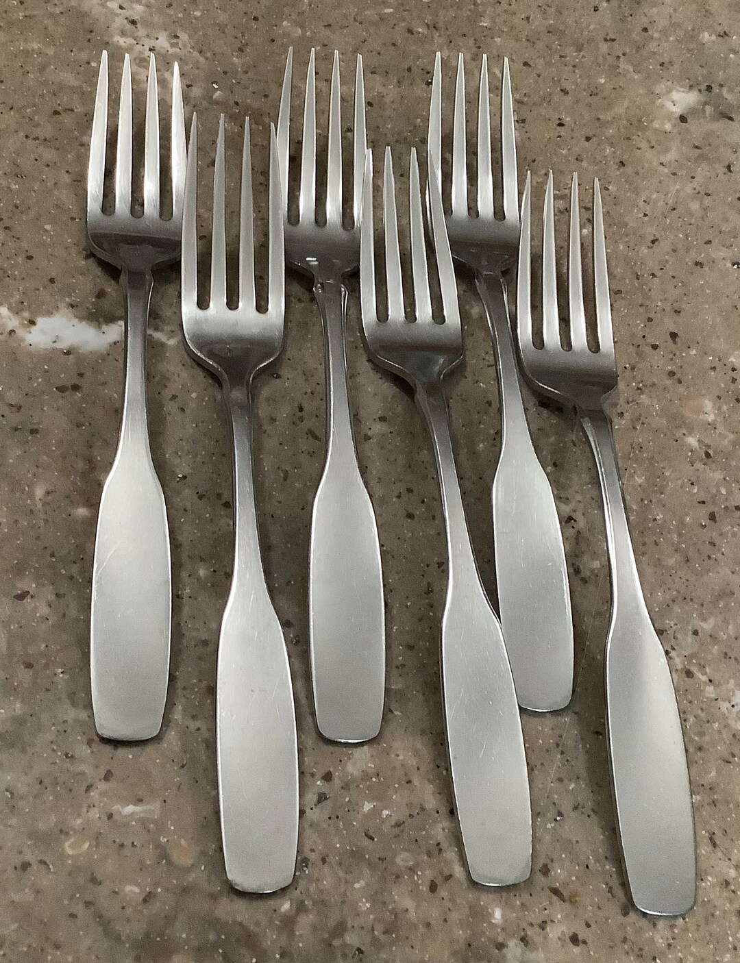 Vintage Oneida Paul Revere Stainless Dinner Fork 6 Piece Etsy