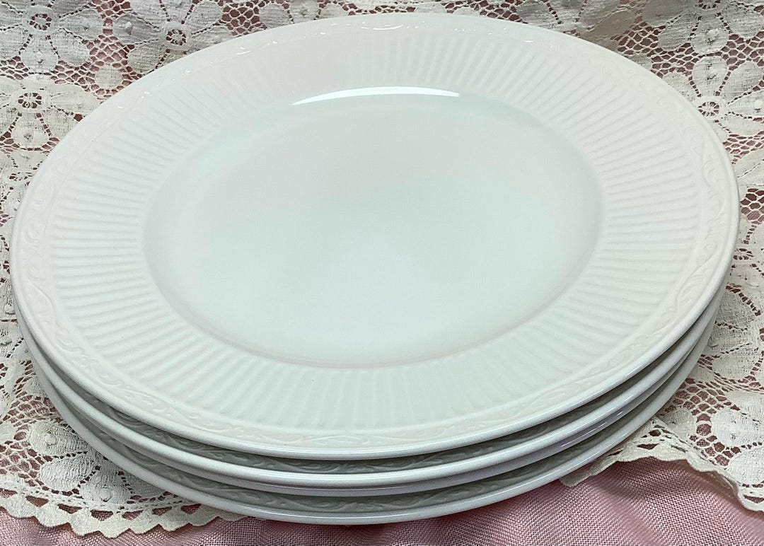 Vintage Mikasa Italian Countryside Dinner Plate 4 Piece Porcelain Set ...