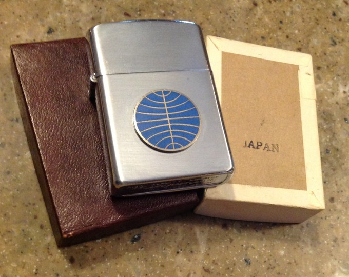 Pan Am Airline Lighter Vintage 1950's Penquin Cigarette Lighter