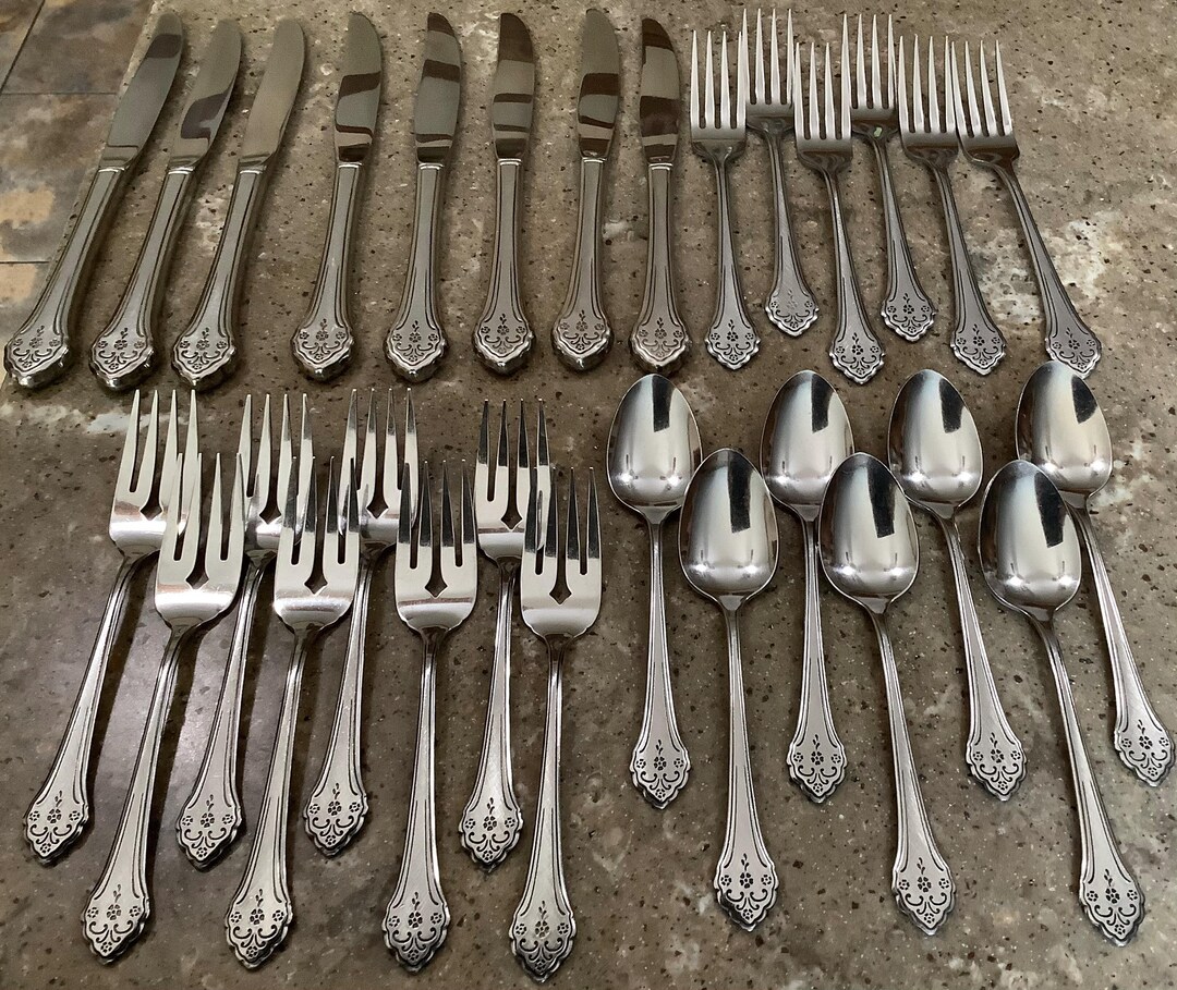 Oneida Profile Patterns Oneida Lakewood Stainless 29 Piece Flatware Set Profile - Etsy