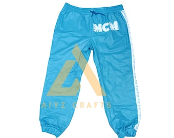 MCM Leather Pants: Slim Fit Lambskin Designer Trousers
