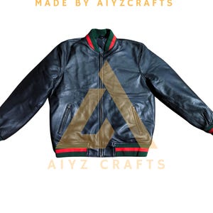 Gucci leather jacket - Etsy 日本