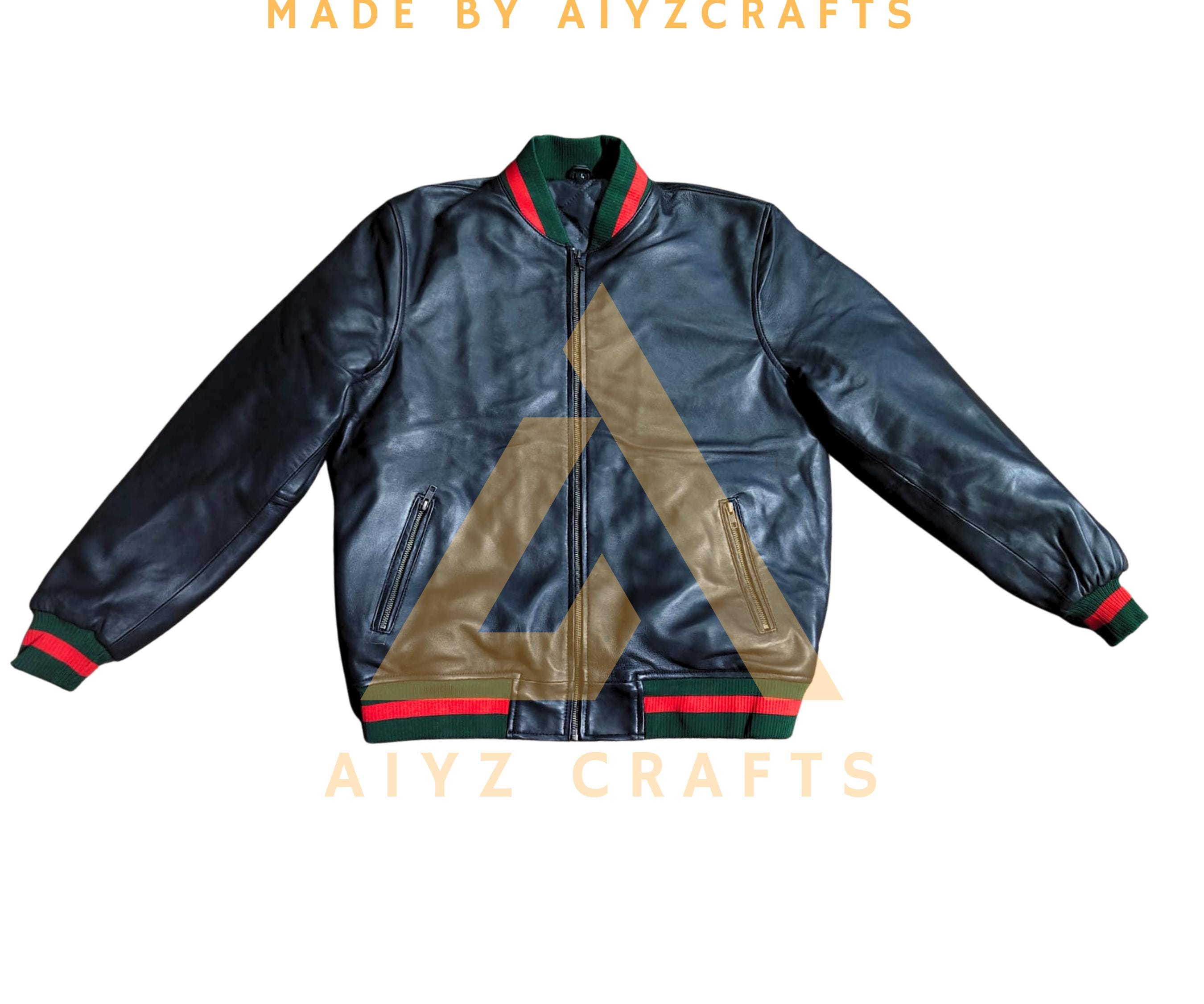 Gucci leather jacket - Etsy 日本