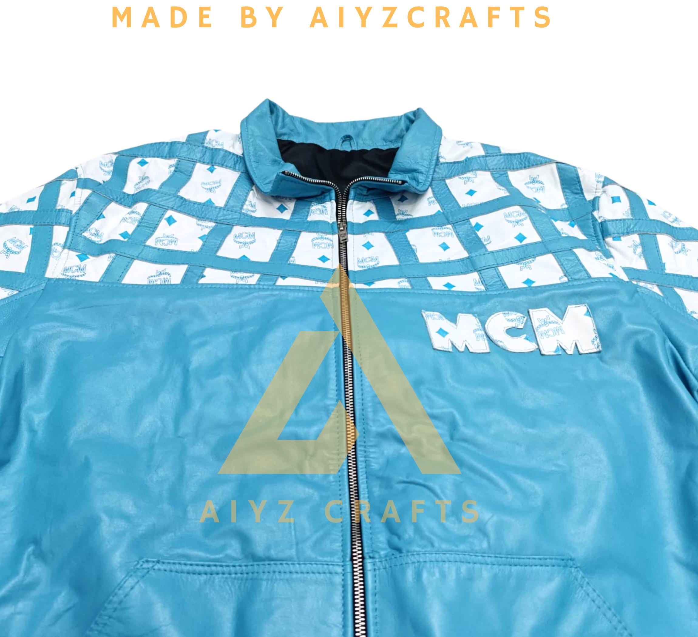 メンズ牛革ボンバージャケット：クラシックなMCMスタイル - Etsy 日本
