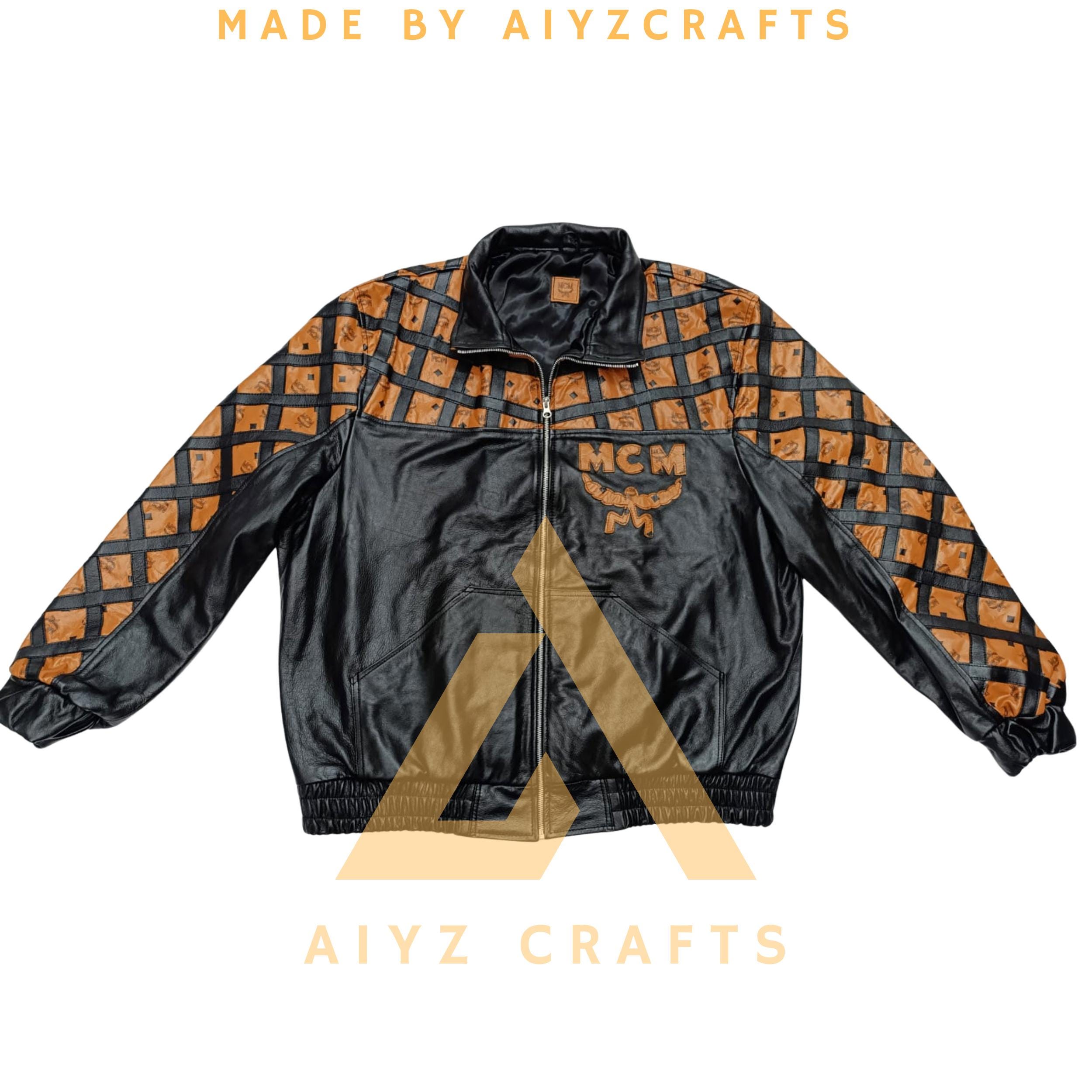 Mcm Leather Jacket - Etsy