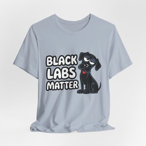 Funny Cartoon Dog Tee Black Labrador Shirt Dog Lover Graphic Tee Pet Rescue Shirt Animal Advocacy Apparel Black Lab Pet Lover Tshirt