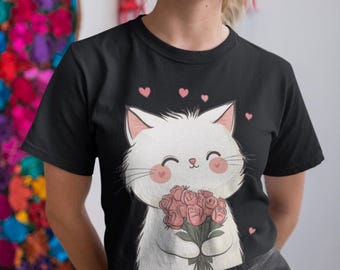 The Mountain Cherry Cat Kitten Branch Kitty Cats Butterfly Gift
