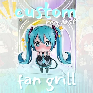 Customizable PC Fan Cover 120mm – Anime Pc Case Accessories, Custom Personalized Fan Grill for PC Decor, Fans & Cases | Computer Fan Shroud
