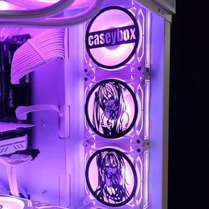 Hatsune Miku PC Fan Cover 120mm Anime PC Accessories, Custom Design Fan Grill for PC Decor, Fans & Cases | Computer Fan Shroud