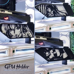 Grafikchiphalter Anime Girl Grafikkartenhalterung - Individuell 3D gedruckt