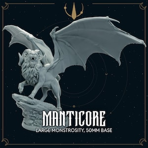 Mantikor - DnD Miniatur | Dungeons & Dragons Figur, TTRPG Miniatur, DnD, Daggerheart