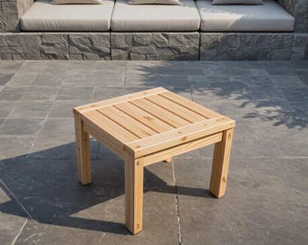 DIY Outdoor Side Table Plans | Beginner Woodworking Project (PDF Download)