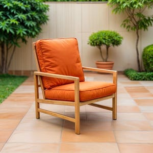 Modern Outdoor Lounge Chair Woodworking Plan (PDF Download)