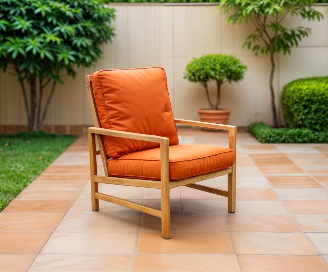 Mid-Century Modern Outdoor Lounge Chair Woodworking Plan (PDF Download)