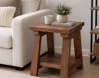 DIY Side Table Plans | Beginner Woodworking Project (PDF Download)