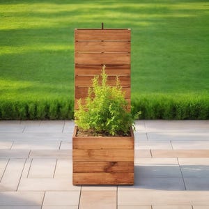 Tall Planter Box Plans - Step-by-Step Instructions (PDF)