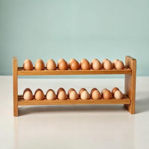 DIY Wooden Egg Holder Plan: Kitchen Organizer (PDF Download)