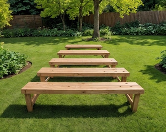 Long Wedding Bench Plan: DIY Woodworking Plans (PDF Download)