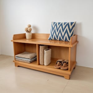 Entryway Bench with Storage Rack: DIY Woodworking Plans (Digital PDF)