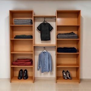 Closet Organizer Plan, DIY Closet Shelves, Coat Rack, Wooden Wardrobe, Hanger, Multi Purpose shelves, organizer shelves