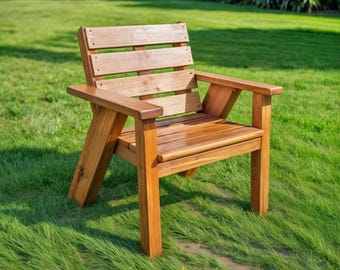 DIY Kids Adirondack Chair Plan: Outdoor Garden Chair (PDF Plans)