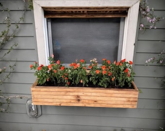 Plano de jardinera de ventana DIY: Carpintería con hierbas y flores (Descarga PDF)