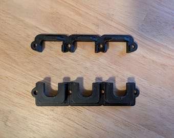 Kit adaptador de riel para enchufes de montaje empotrado Tool Grid / Compatible con Matco [Paquete de 6]