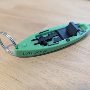 Angeln Kayak Schlüsselanhänger