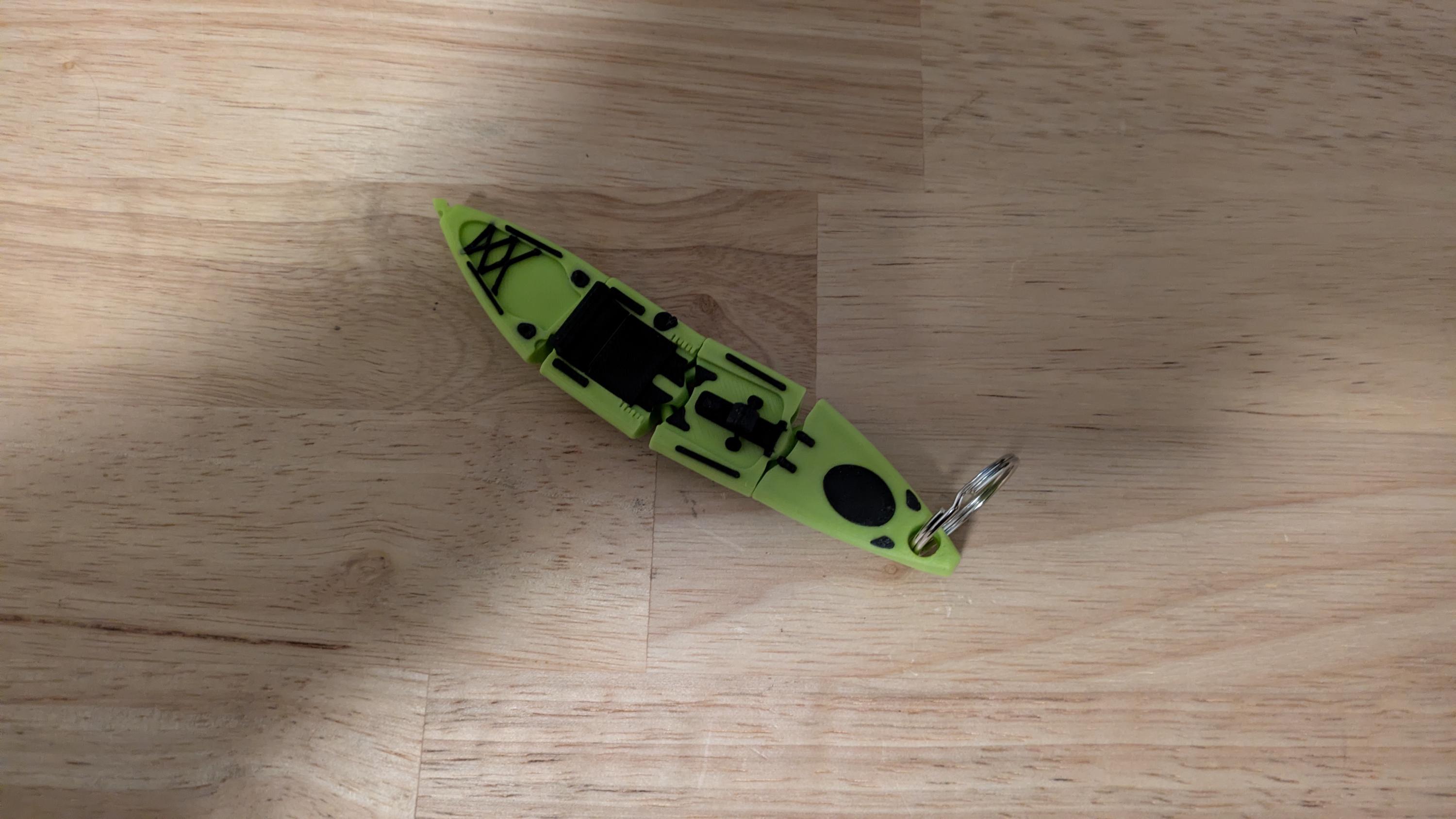 Flexible Fishing Kayak Key Chain — Custom Color - Etsy