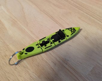 Llavero flexible para kayak de pesca (color personalizado)