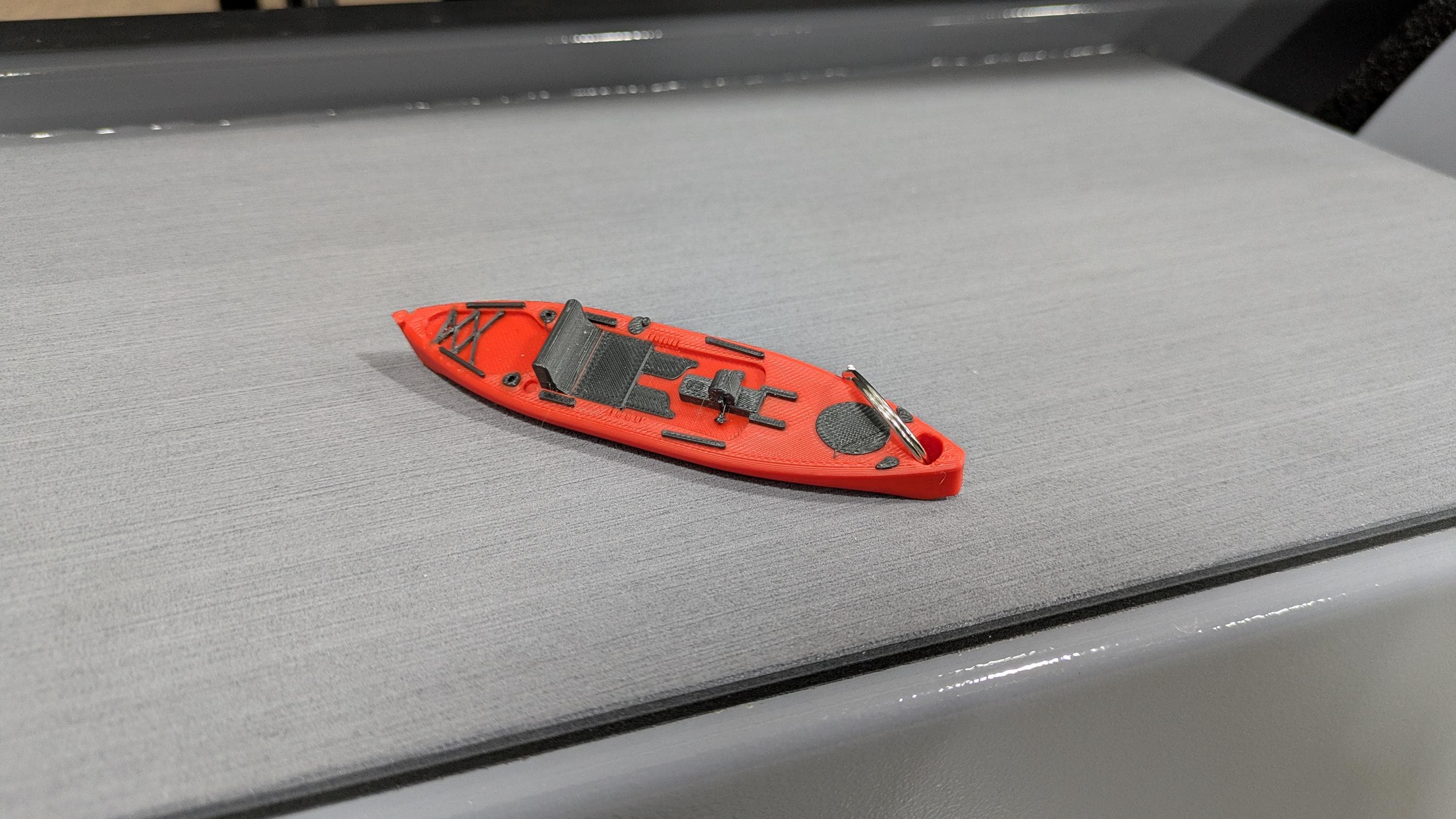 Personalized Fishing Kayak Key Chain — Custom Color & Text - Etsy