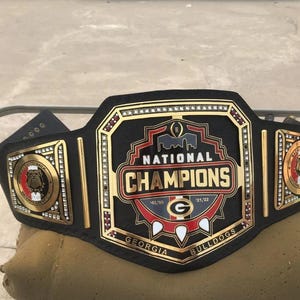 National Championship Heavyweight Wrestling 2mm/4mm Brass Adult Size Belt