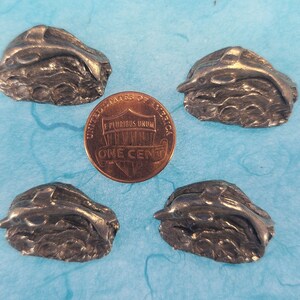 Pewter Dolphin Pocket Buddy Amulet Magical Fire