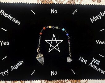 Quartz Chakra Pendulum Kit