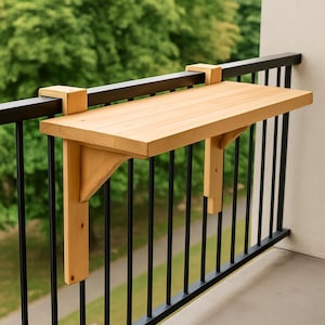 Balcony Bar Table DIY Woodworking Plan: PDF Download