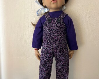Mono ajustado, camisa morada y braguita para Gotz Happy Kidz