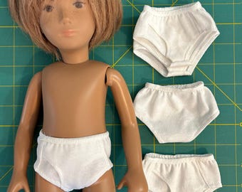 Un calzoncillo blanco para la muñeca Gregor