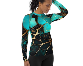 Liquid Dreams Women&#39;s Rash Guard