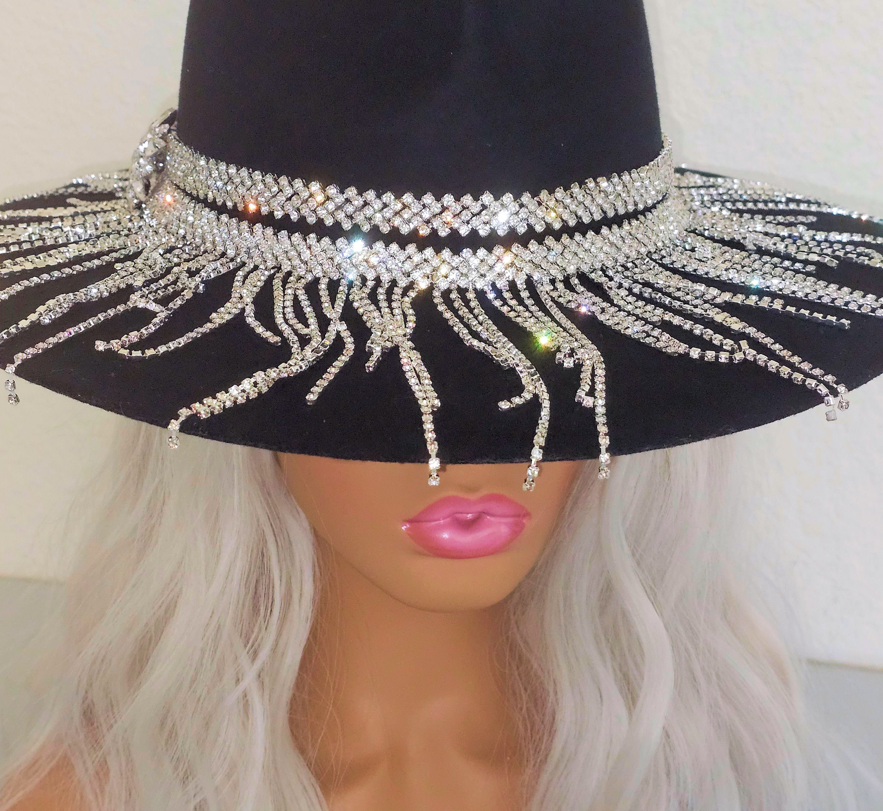Rio Nights Rhinestone Fedora