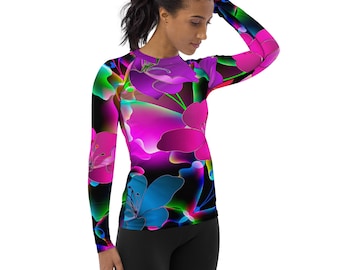 An Artist Garden Rash Guard Shirt