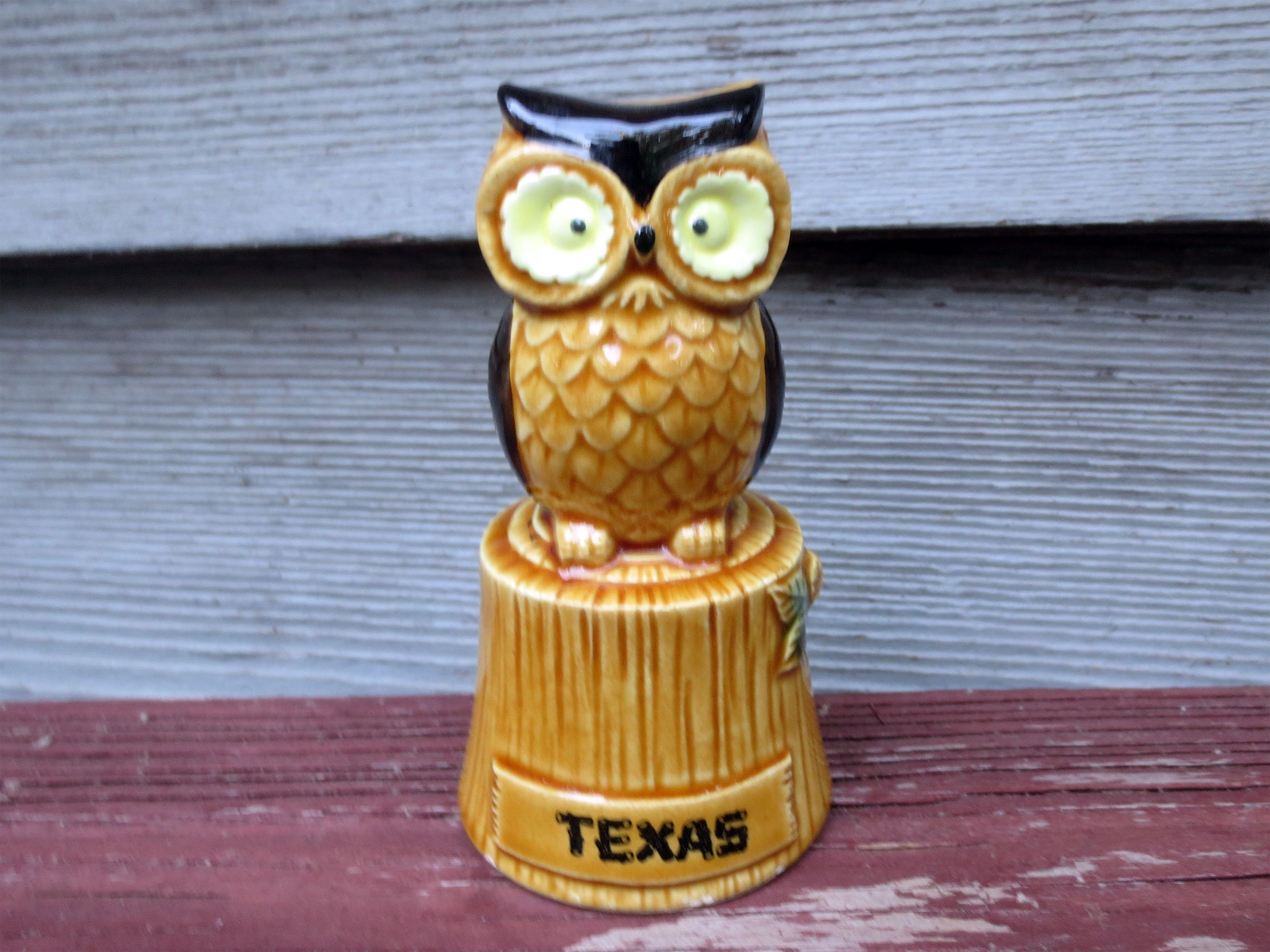 TEXAS Owl Vintage Bell
