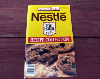 1987 Nestle Toll House Recipe Collection, Vintage Cookbook Booklet