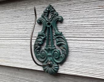 Green Cast Iron Receipt Wall Spindle