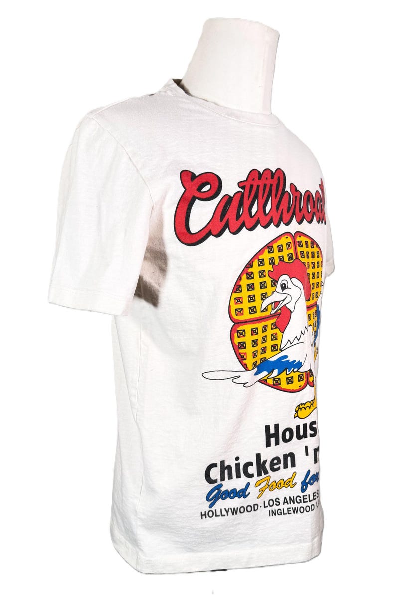 Cutthroat's House of Chicken 'N Waffles, (Roscoe's) Novelty Cotton Tee Shirt S image 3