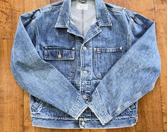 Polo RALPH LAUREN Type 2 Denim Jacket Large Vintage 1990s Ralph