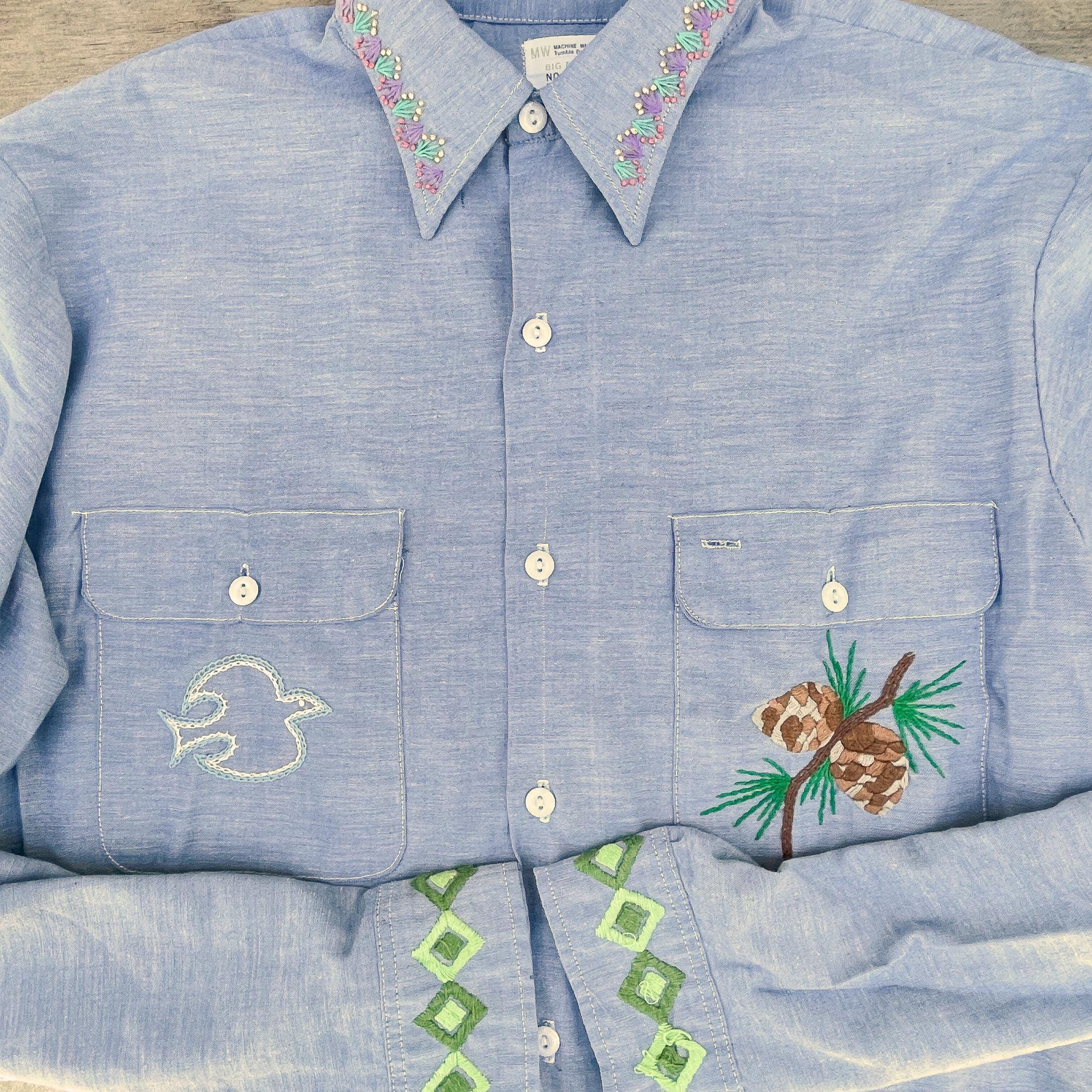 70s BIGMAC シャモアクロスシャツ JCPenny 70's USA製 BIGMAC シャモアクロスシャツ JCPenny | 古着屋DIGDIG